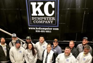 kc dumpster company team near you